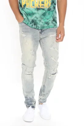 Axel Skinny Jean - Vintage Blue Wash