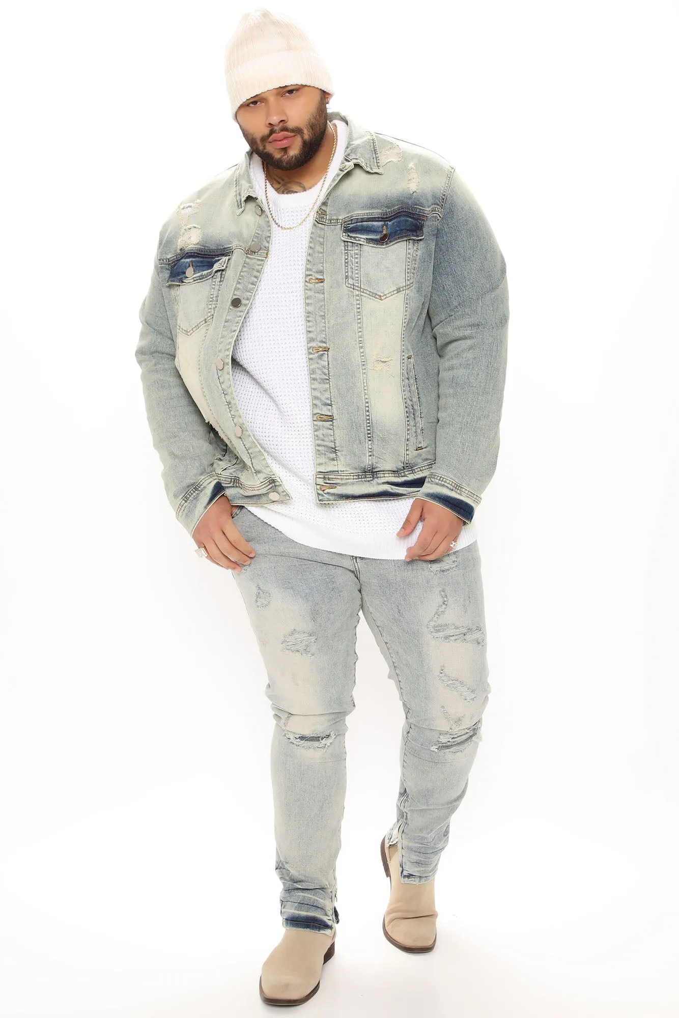 Axel Skinny Jean - Vintage Blue Wash