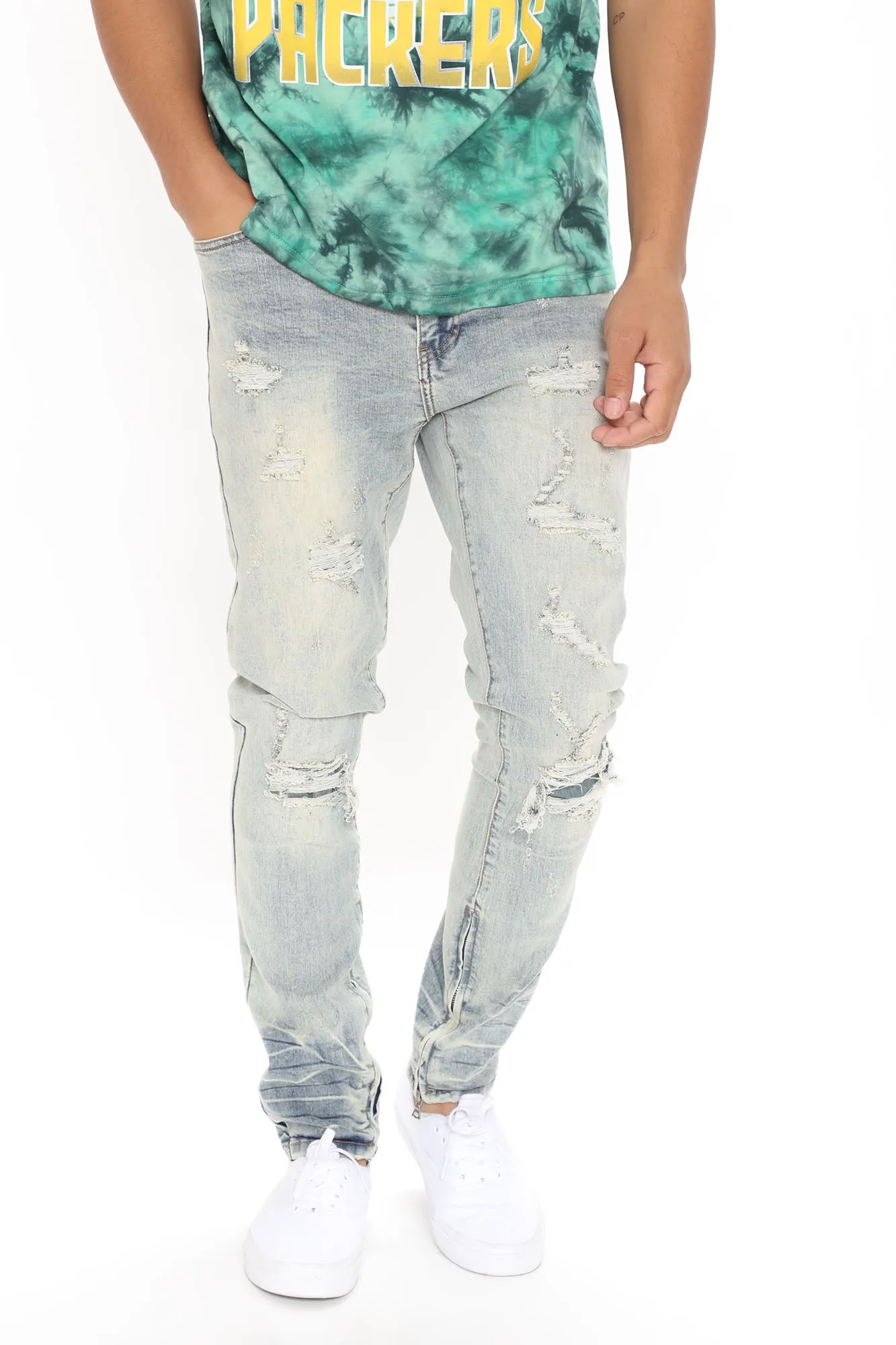 Axel Skinny Jean - Vintage Blue Wash