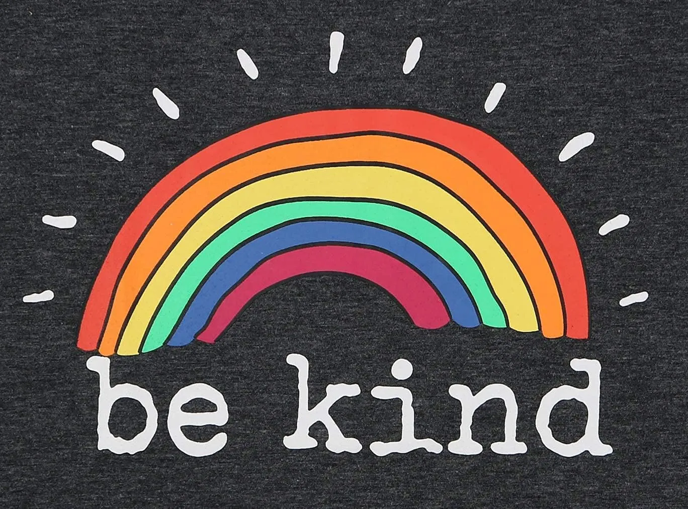 Be Kind Shirts Women Rainbow Graphic Tees Funny Inspirational Saying Casual Positive Short Sleeve Tops Shirts