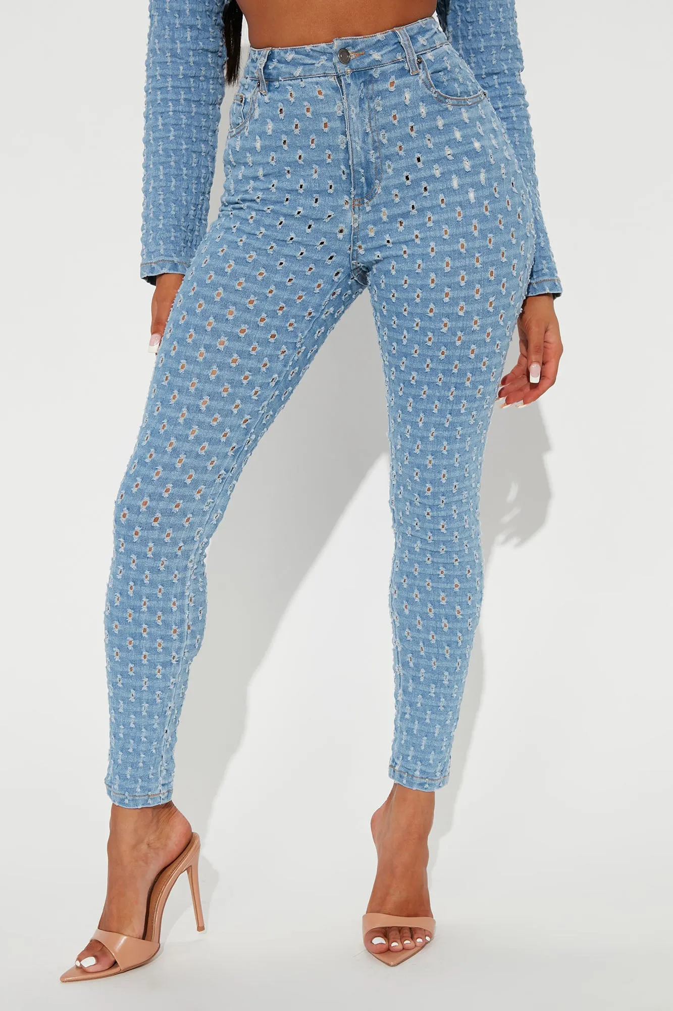 Best Wishes Skinny Jeans - Light Wash