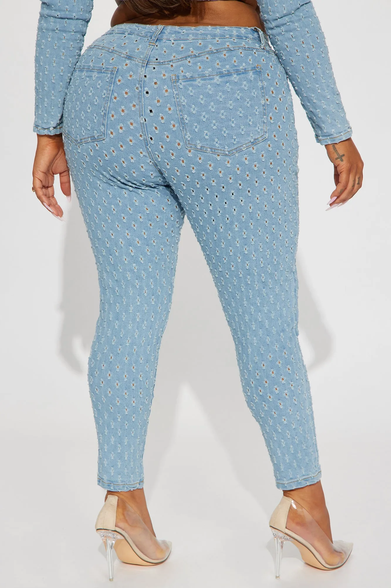 Best Wishes Skinny Jeans - Light Wash