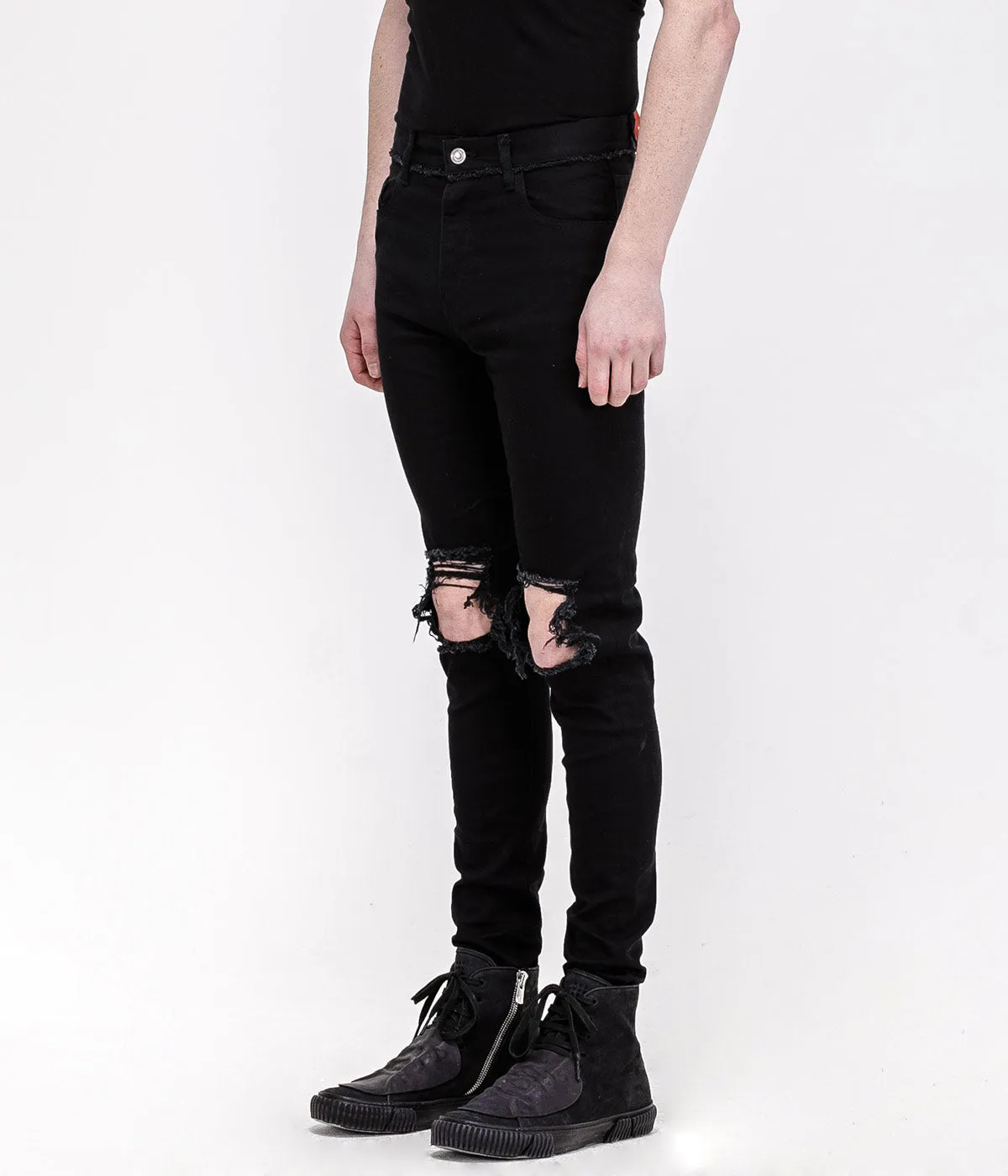 Black Signature Skinny Denim Jeans