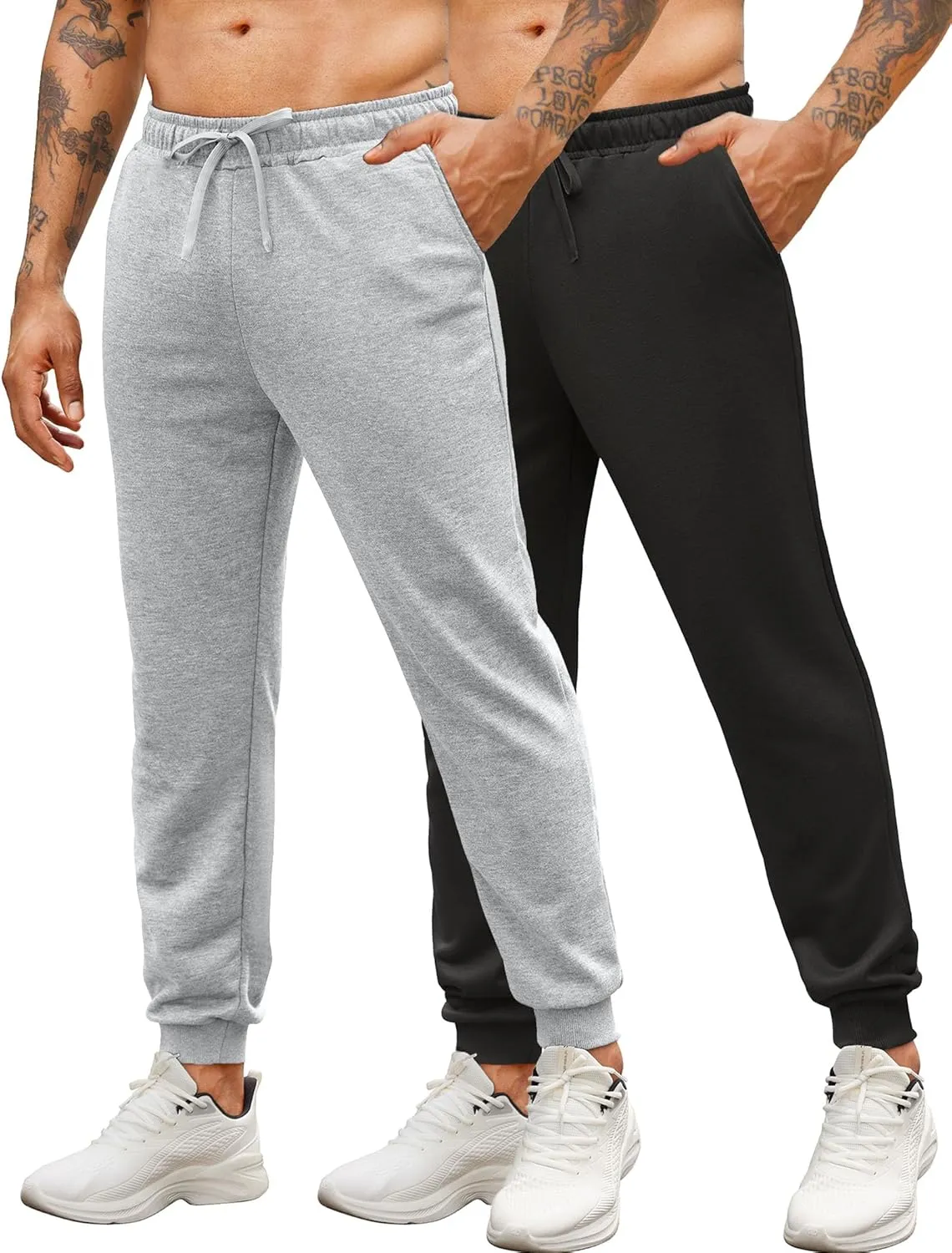 COOFANDY Men's Athletic Joggers Casual Gym Sweatpants Workout Running Track Pants with Pockets