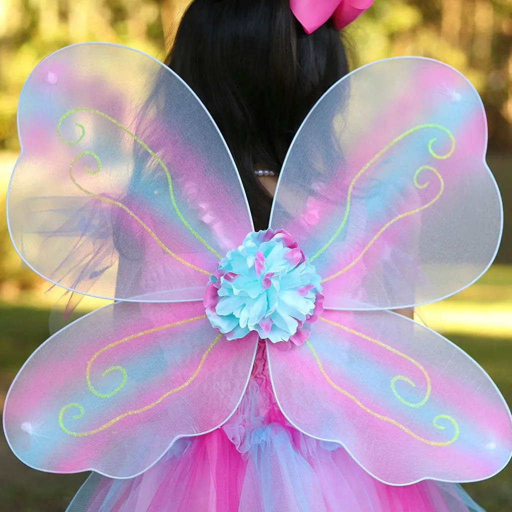 Great Pretenders Butterfly Dress with Wings & Wand Play Costume Set