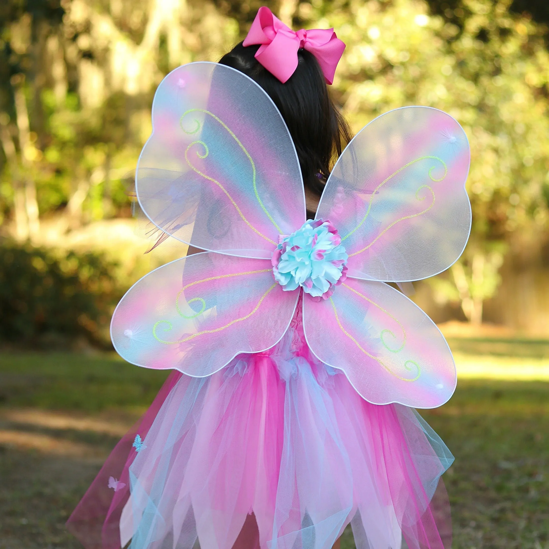 Great Pretenders Butterfly Dress with Wings & Wand Play Costume Set