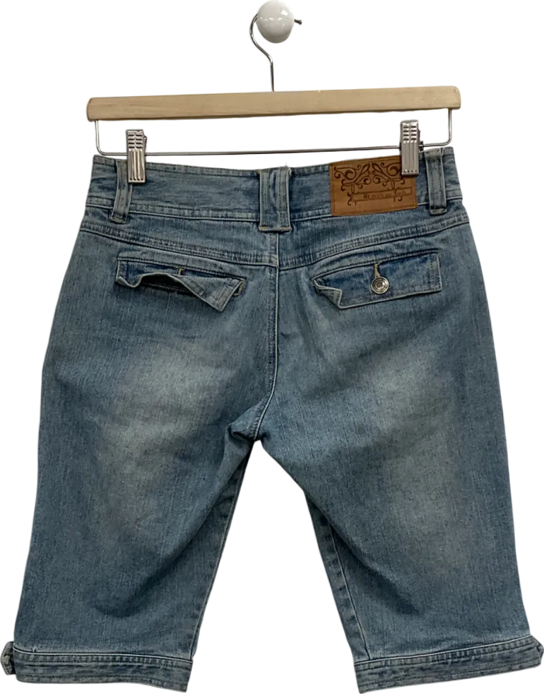 heaven and earth Blue Denim Shorts UK S