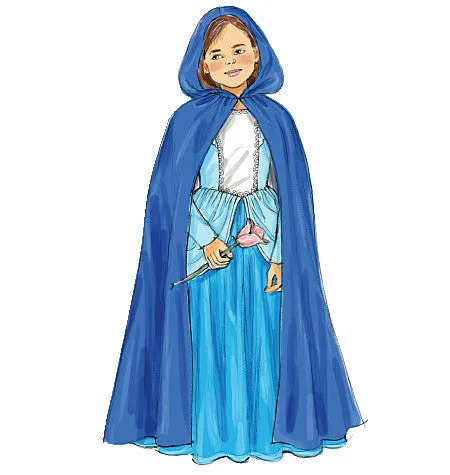 McCall's Pattern M6420 Fairytale Cape & Dress Costumes (Misses'/Girls')