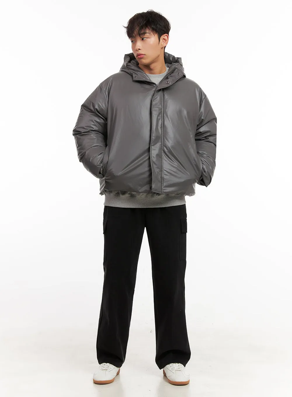 Men's Chic Hooded Puffer Jacket ID427