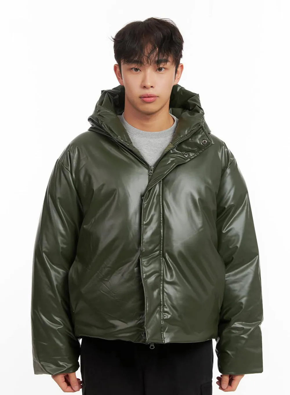Men's Chic Hooded Puffer Jacket ID427