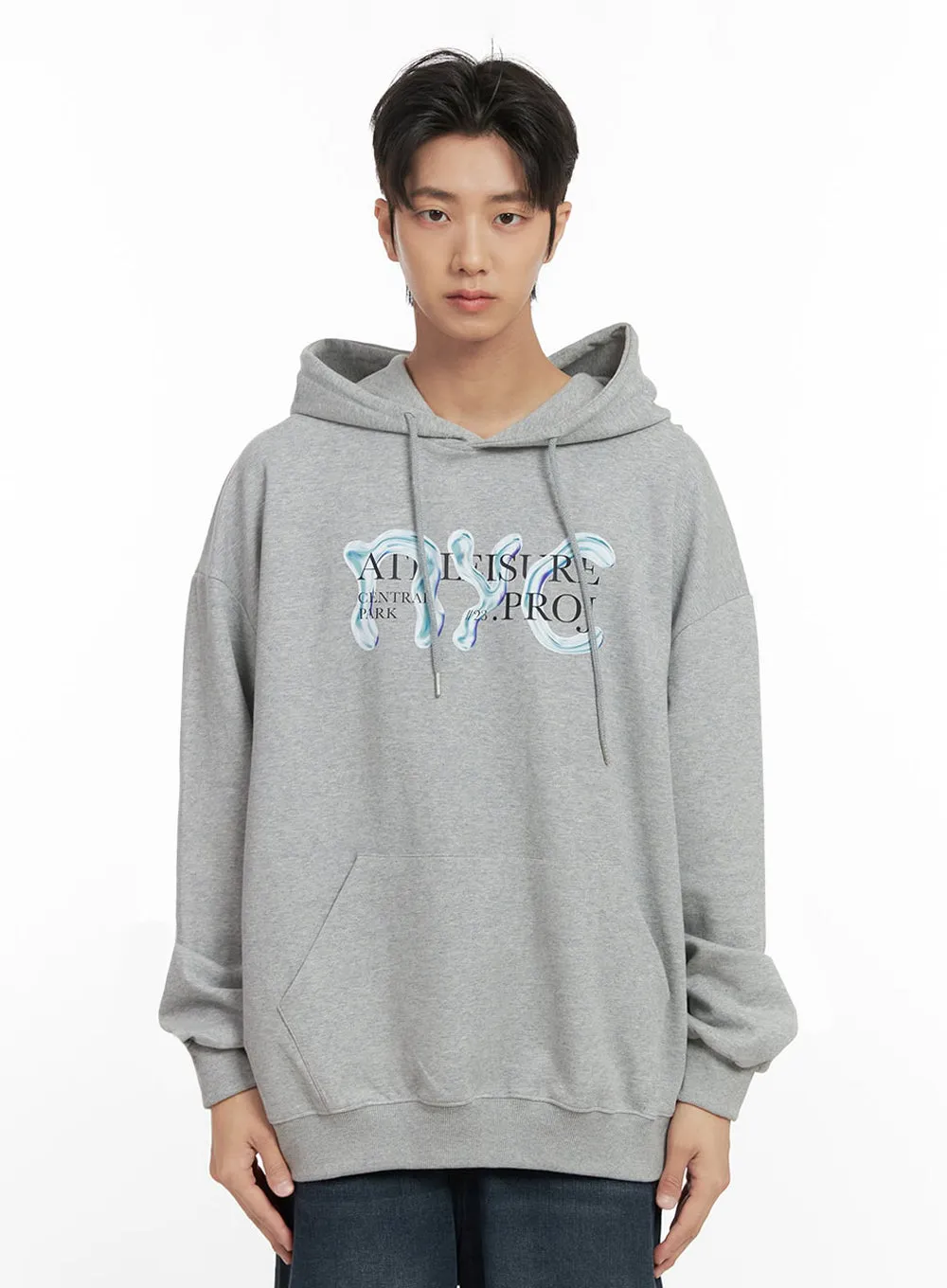 Men's Graphic Hooded Sweatshirt ID406