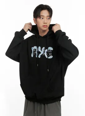 Men's Graphic Hooded Sweatshirt ID406