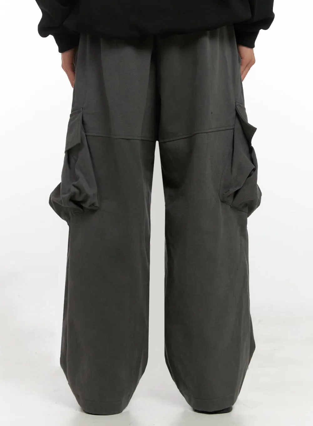 Men's Warm Wide-Fit Cargo Pants ID406