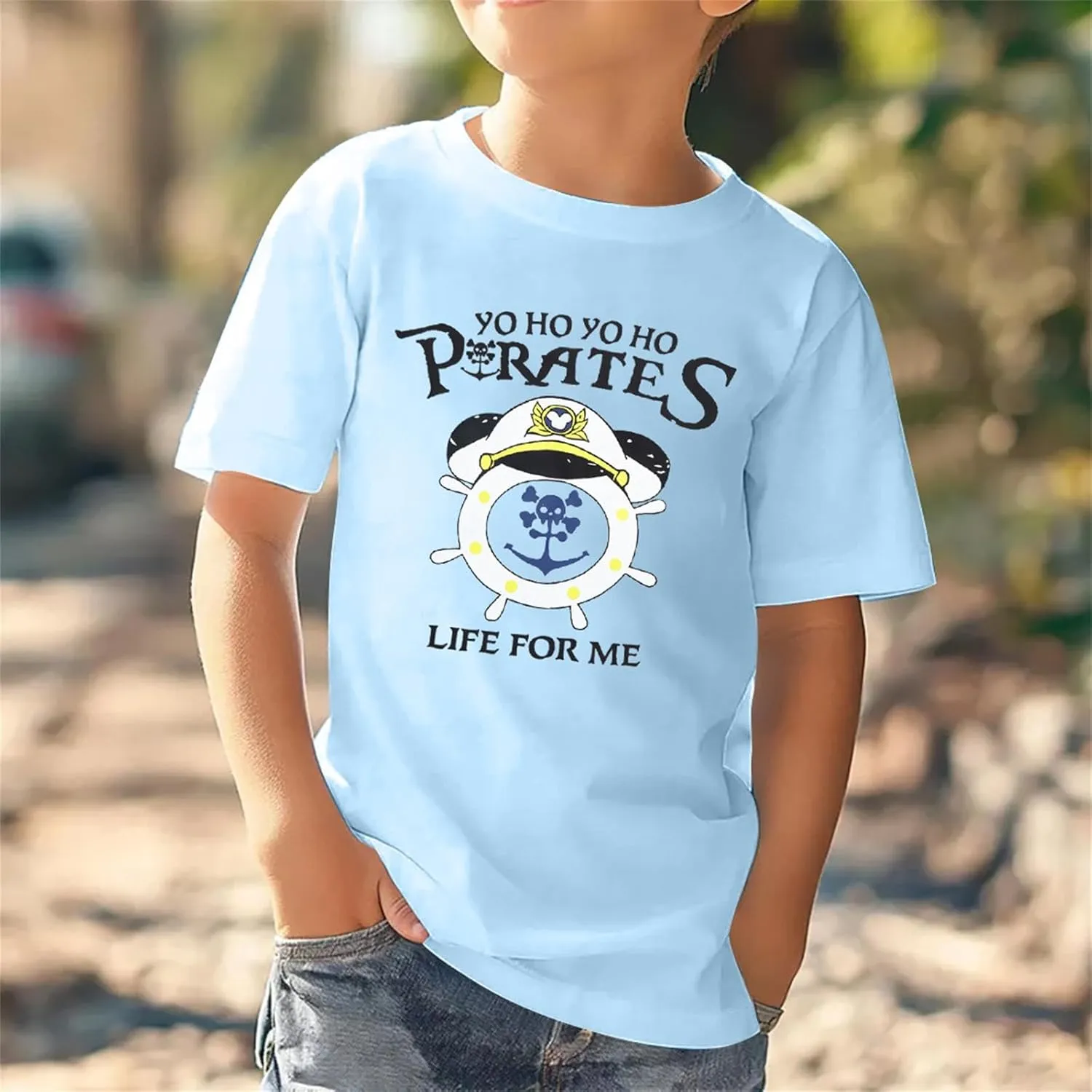 Pirate Shirt Toddler Boys Life for Me T Shirt Skull and Crossbones Tee Causal Short Sleeve Tops