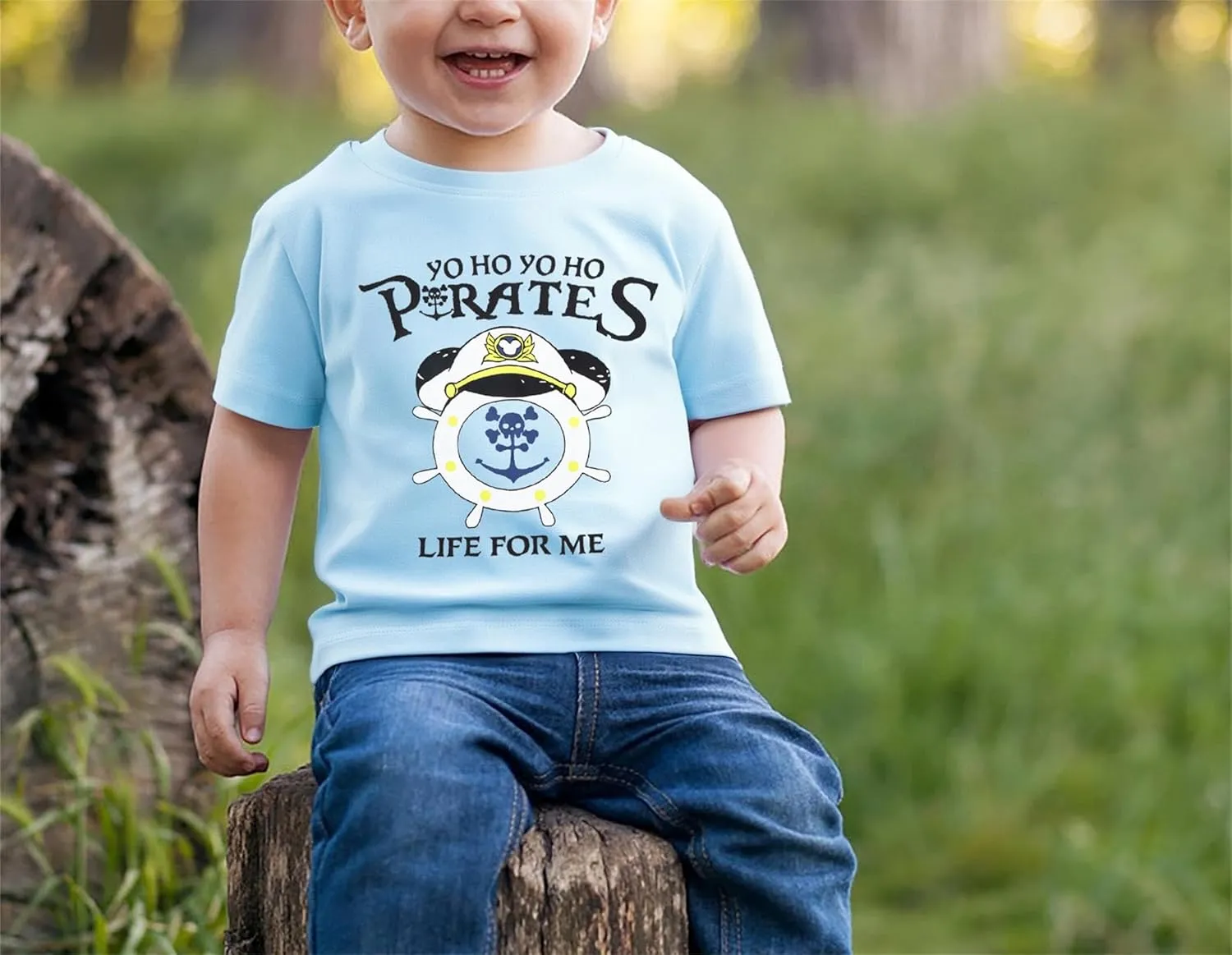 Pirate Shirt Toddler Boys Life for Me T Shirt Skull and Crossbones Tee Causal Short Sleeve Tops