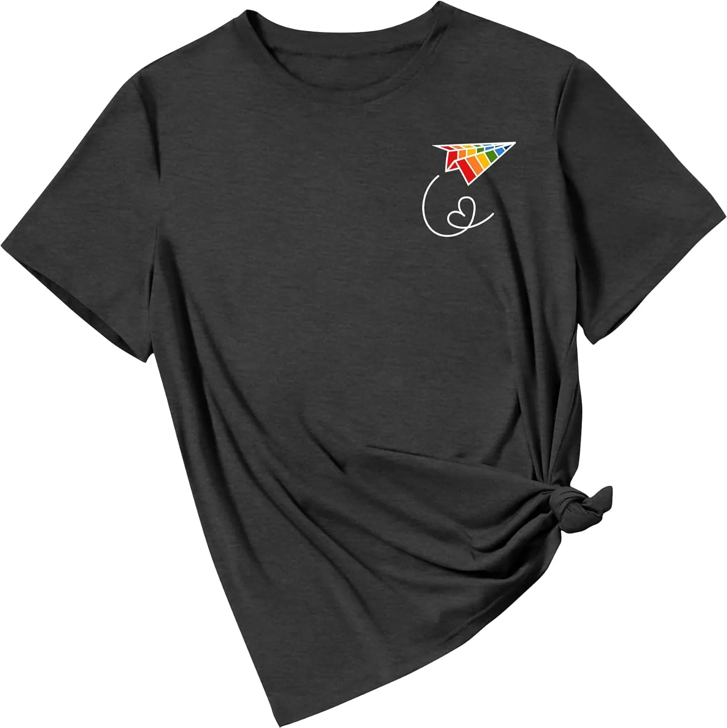 Pride Shirts for Women: Rainbow Pride Graphic Tee LGBTQ Equality T Shirt Casual Lesbian Tops