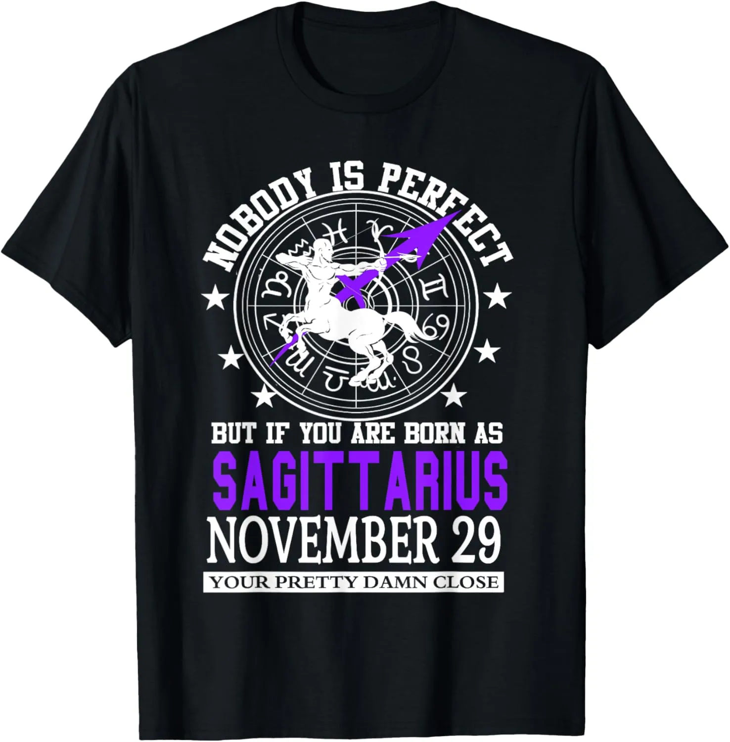 Sagittarius November 29 Zodiac Astrology Star Horoscope Sign T-Shirt