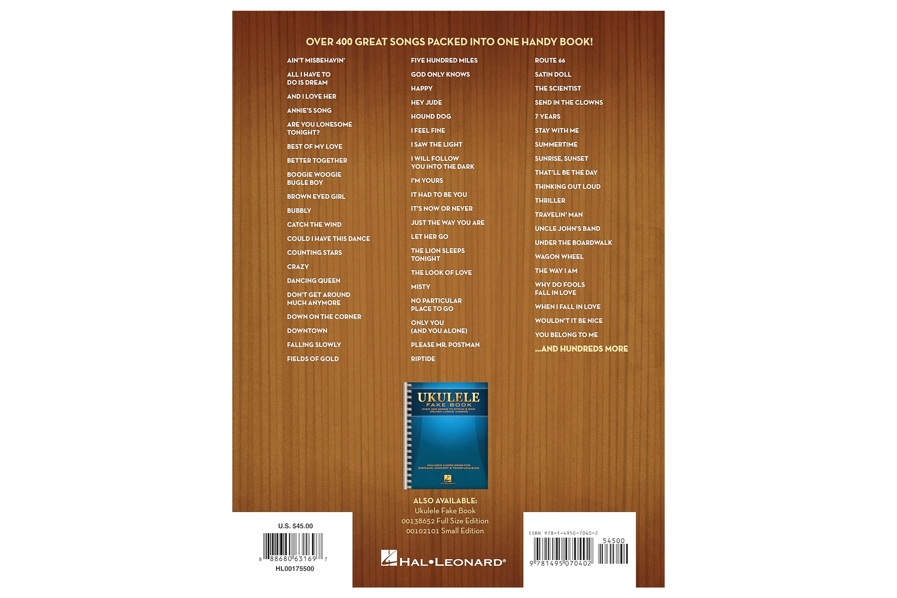 The Ultimate Ukulele Fake Book Over 400 Songs