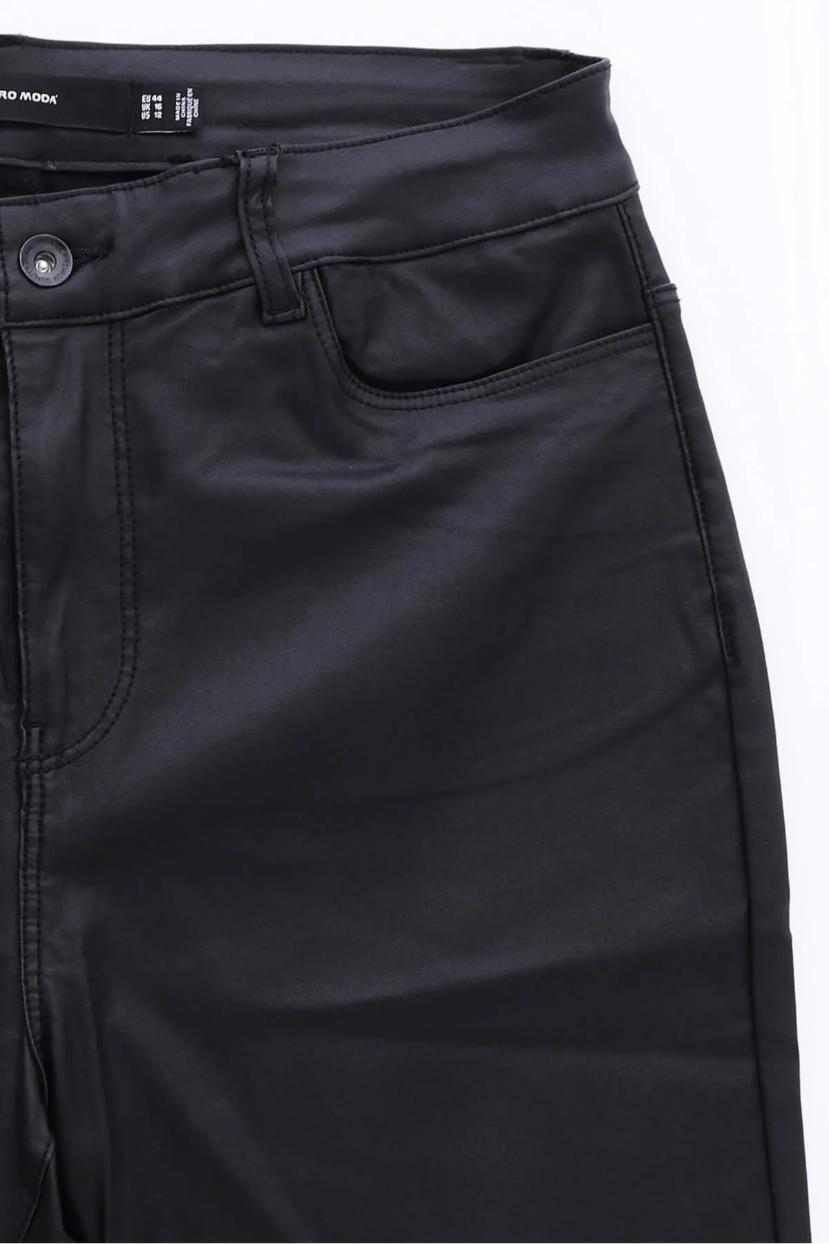 Vero Moda Coated Black Skinny Jeans Black